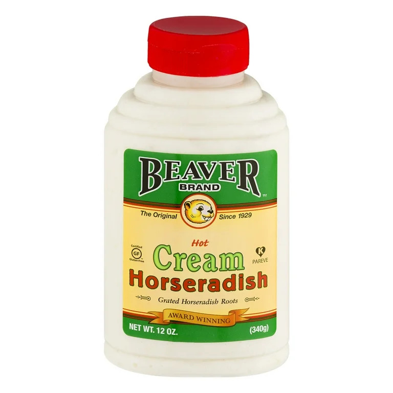 Beaver Brand Hot Cream Horseradish, 12 oz Bottle | Walmart (US)