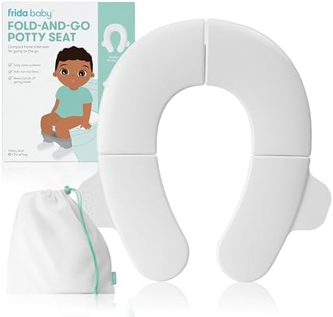 Frida Baby Fold-and-Go Portable Potty Seat for Toilet, Foldable Travel Potty Seat for Toddler, Fi... | Amazon (US)