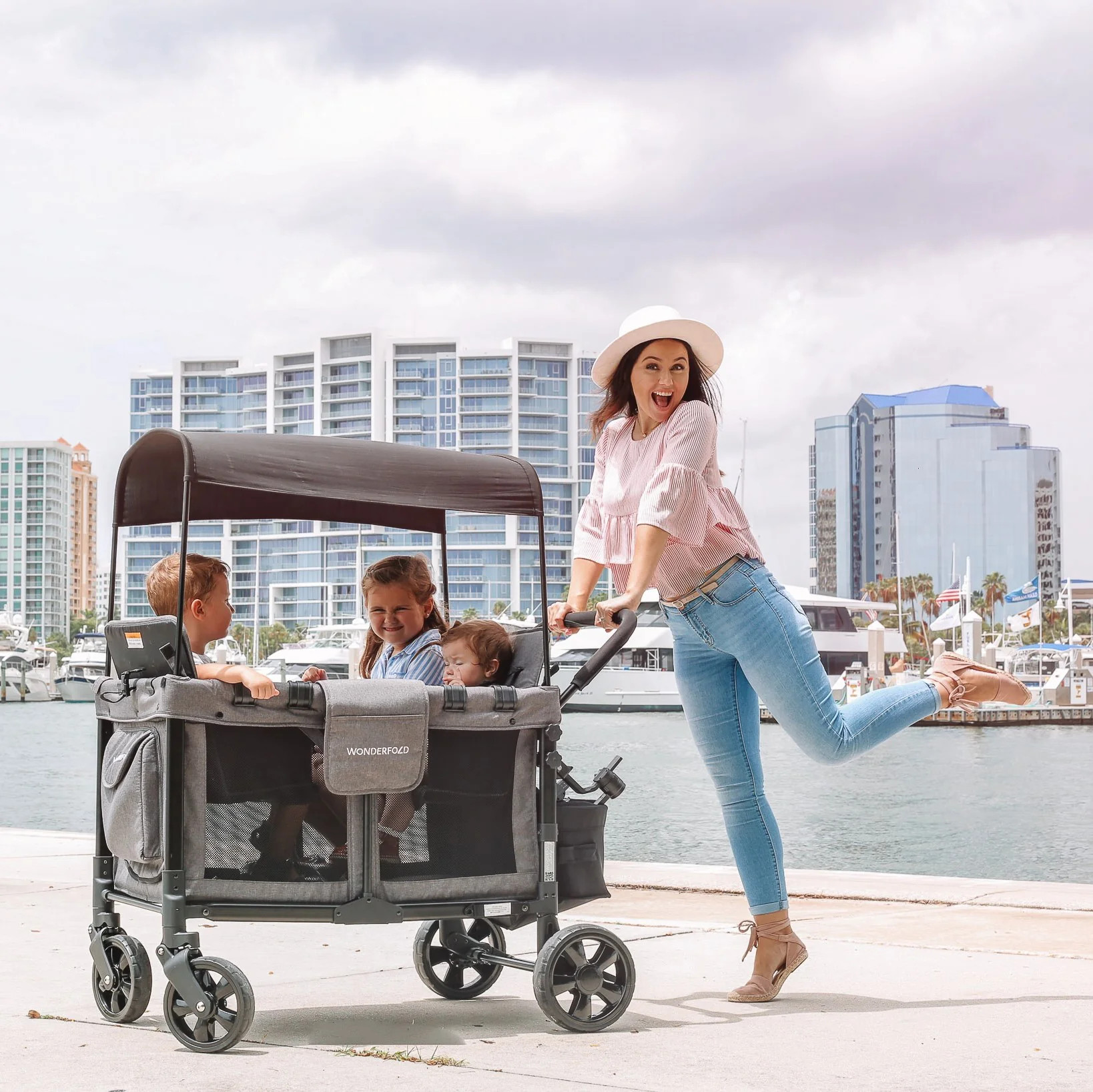 W4 Stroller Wagon l WonderFold | WonderFold Wagon