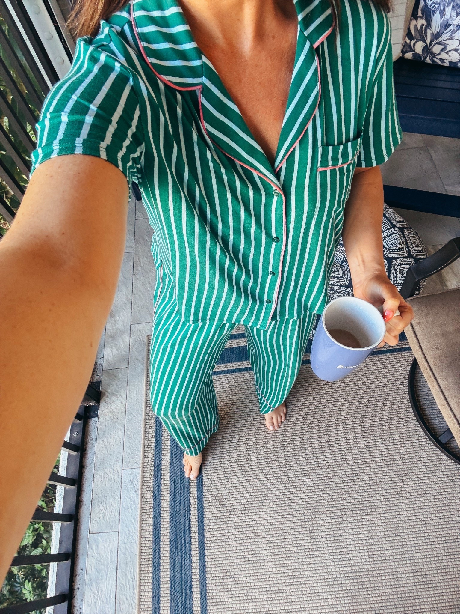 @Aerie just launched the cutest spring pjs! Come in the cutest prints. I’m in the medium in both top & bottom. 

#LTKmomlife #LTKTravel #LTKmorningroutine