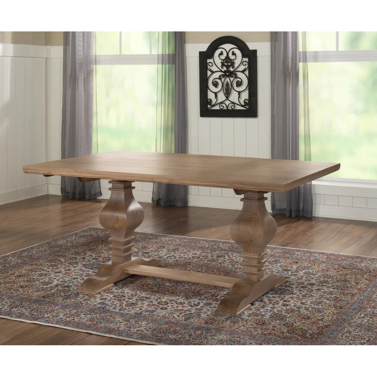 Lochlan Pine Solid Wood Dining Table | Wayfair North America