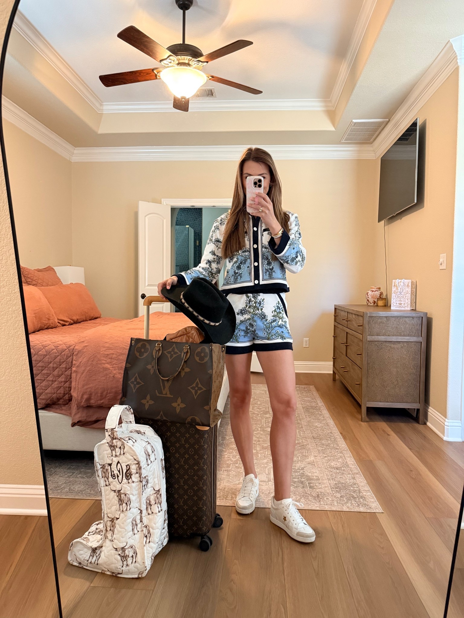 Veronica Beard Set. The fabric is so fun, it’s terry cloth!

#LTKSeasonal #LTKgrwm #LTKTravel