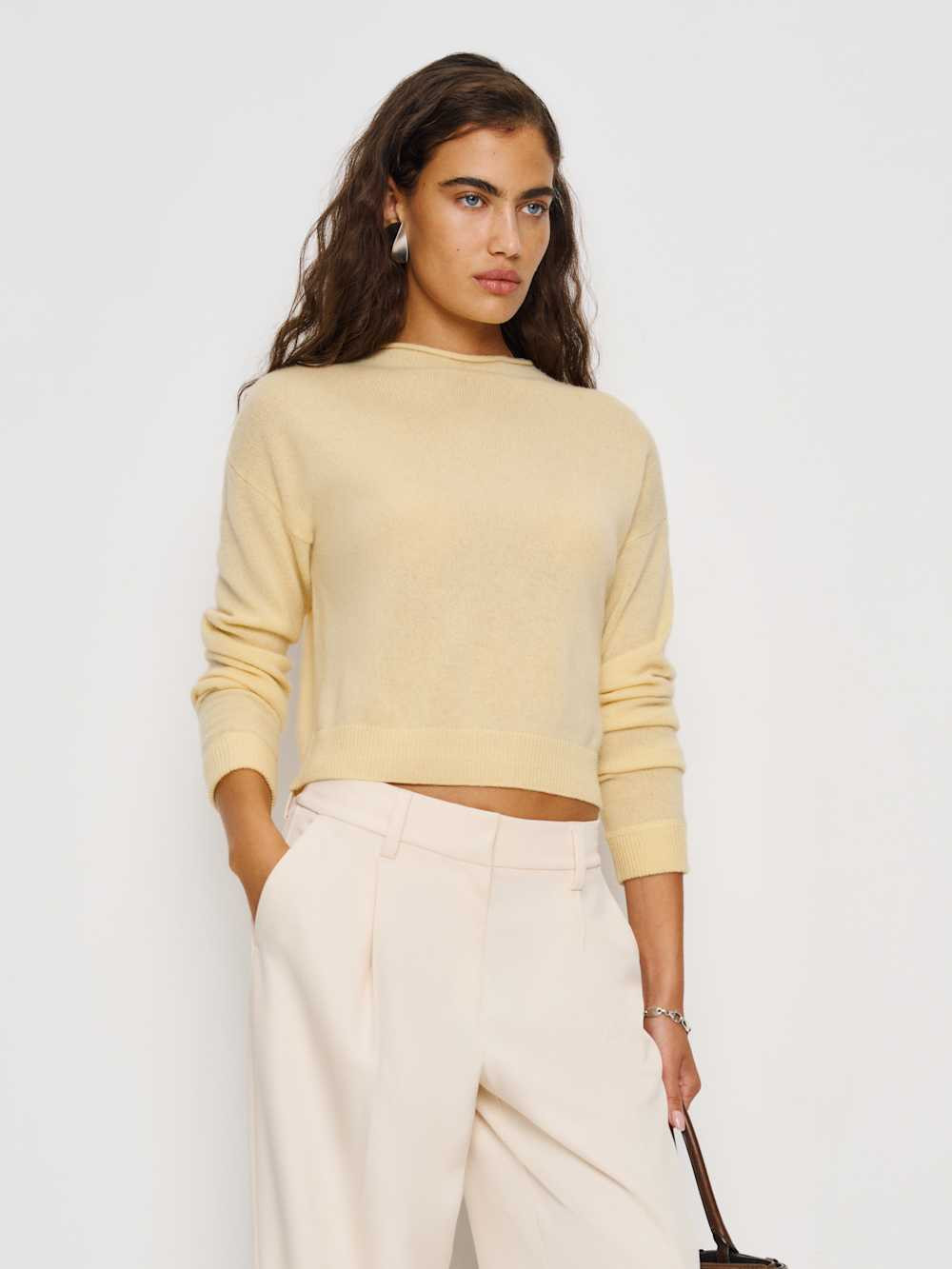 Monique Cashmere Mockneck | Reformation (Global)