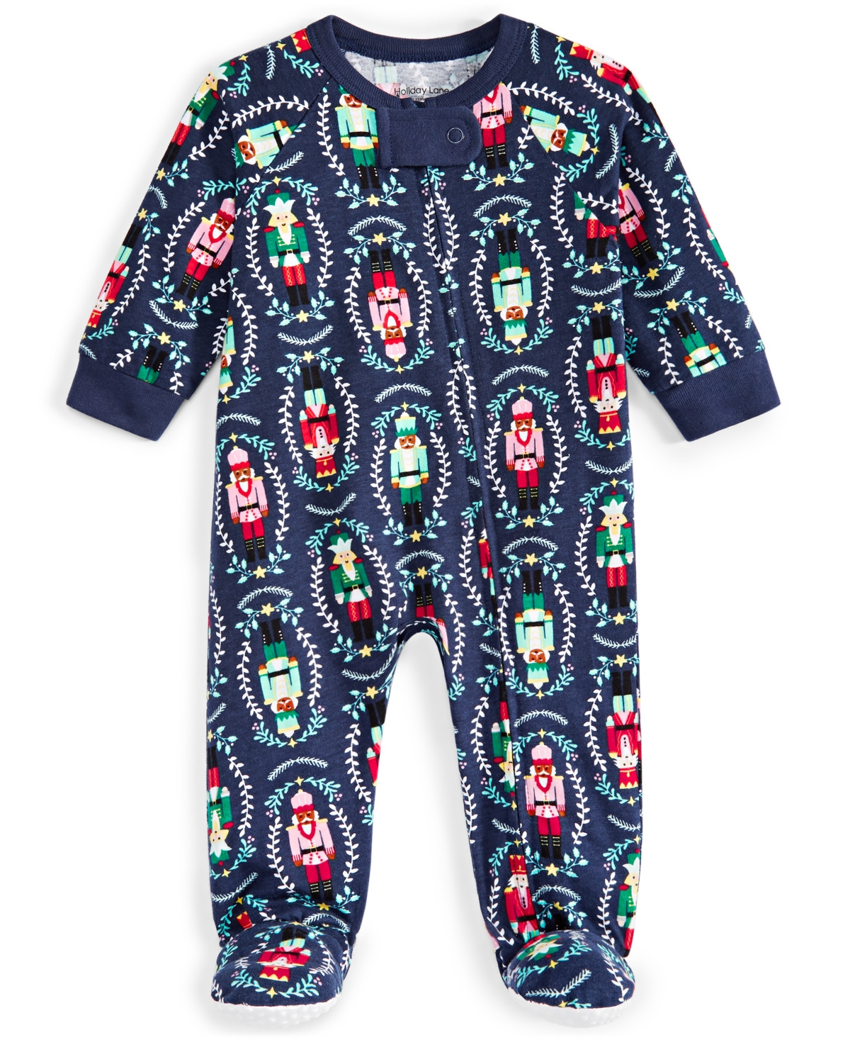 Holiday Lane Infant Nutcracker Cotton Matching Family Pajamas Onesie, Created for Macy's - Nutcracker | Macy's