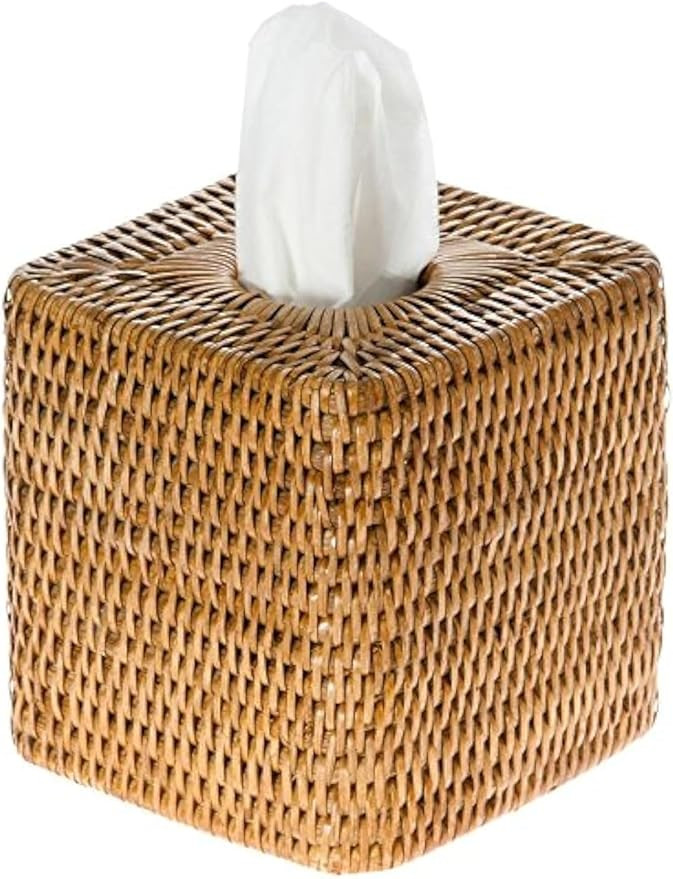 KOUBOO Tissue Box Cover–Tissue Holder, Bathroom, Kitchen, Guest Room – Elegant Decorative Tis... | Amazon (US)