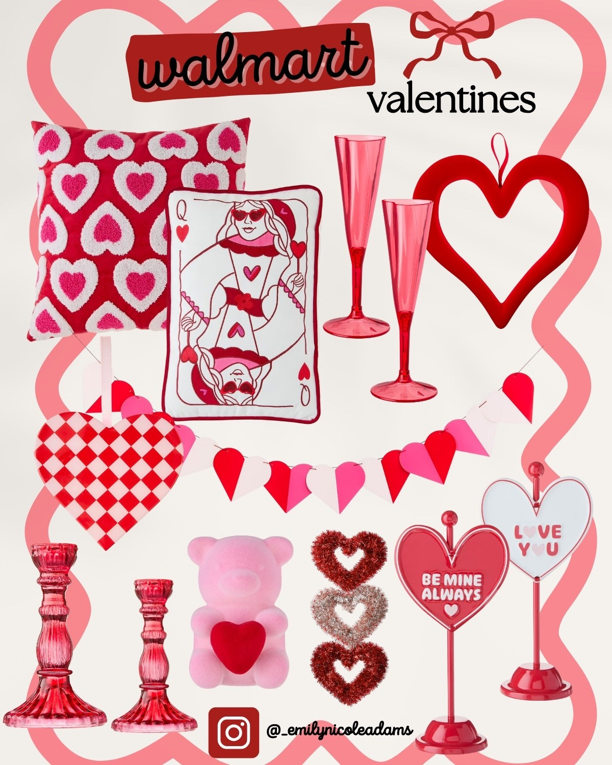 Walmart Valentine’s Day Decor❤️💗 Walmart valentines, Walmart vday, vday decor, Walmart home, Walmart deals, Walmart style, Walmart decor, Valentine’s Day, Valentine’s Day home, Valentine’s Day 2026

#LTKSeasonal #LTKHome #LTKSaleAlert