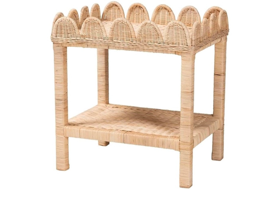 bali & pari Sumana Bohemian Scallop Natural Rattan and Mahogany Side Table
Serena and Lilly 

#LTKStyleTip #LTKGiftGuide #LTKHome