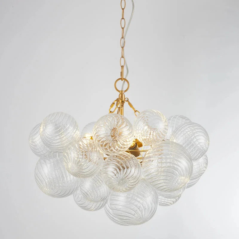 Yav 3 - Light Dimmable Modern Glass Chandelier | Wayfair North America