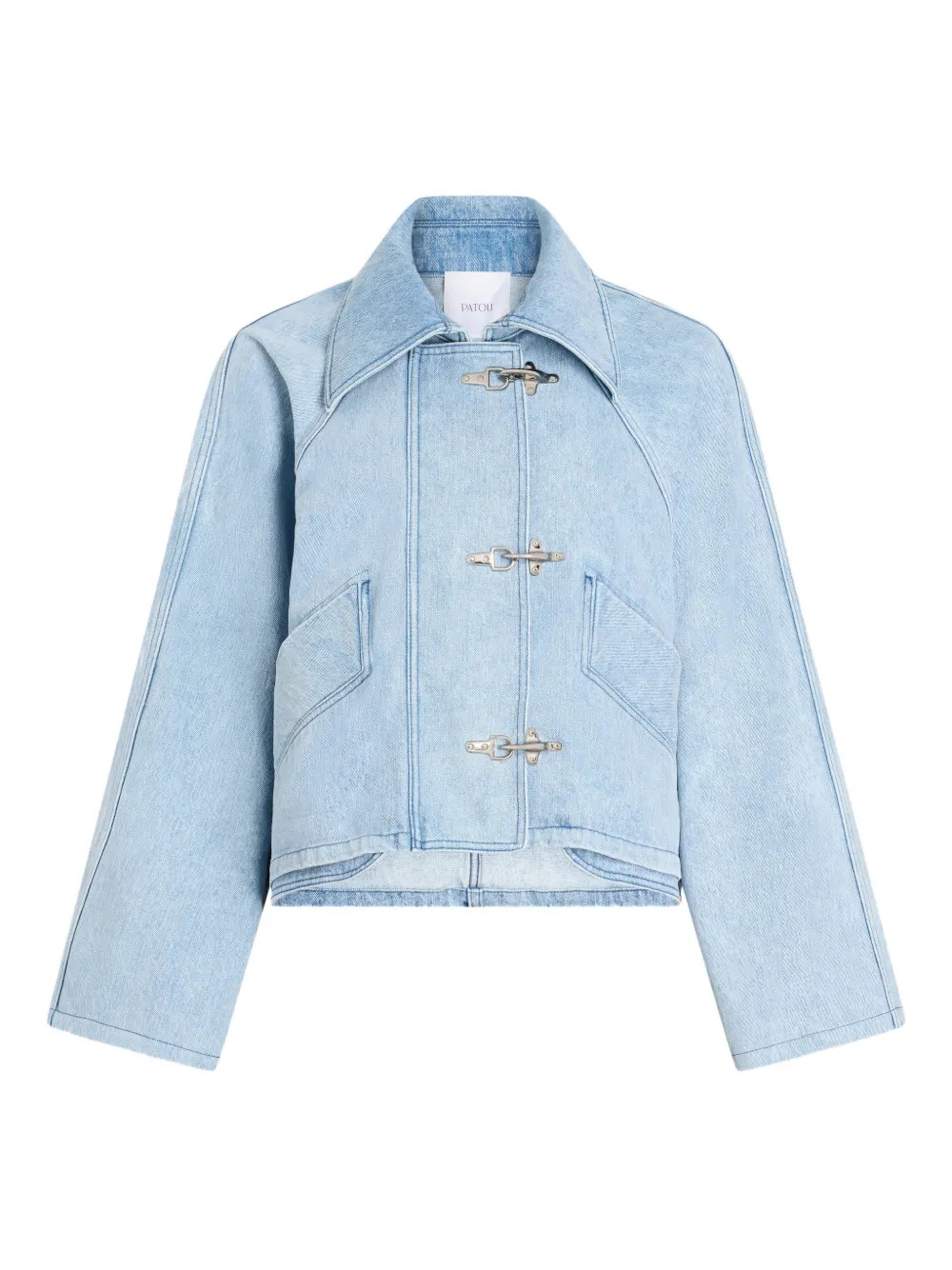 oversized cropped jacket | Farfetch Global