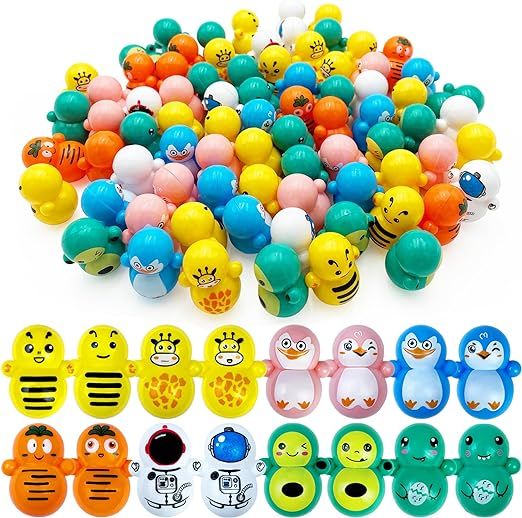 70PCS Mini Tumbler Toys Mini Animal Toy Party Favors for Boys Girls for Classroom Rewards Goodie ... | Amazon (US)