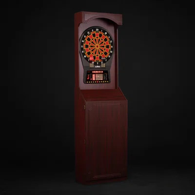 Cricket Pro 800 Electronic Dartboard and Cabinet Set with Darts | Wayfair North America
