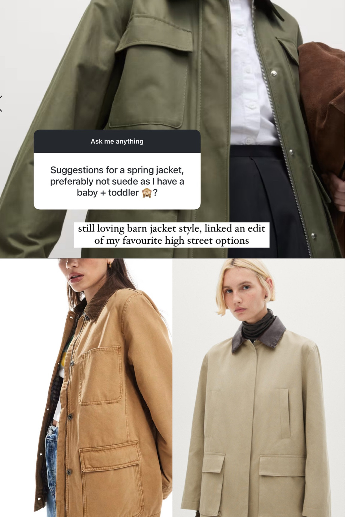 Spring jacket edit 

#LTKeurope #LTKuk #LTKspring