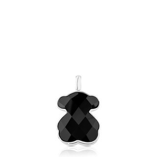 Silver and faceted onyx Pendant TOUS Color | TOUS USA