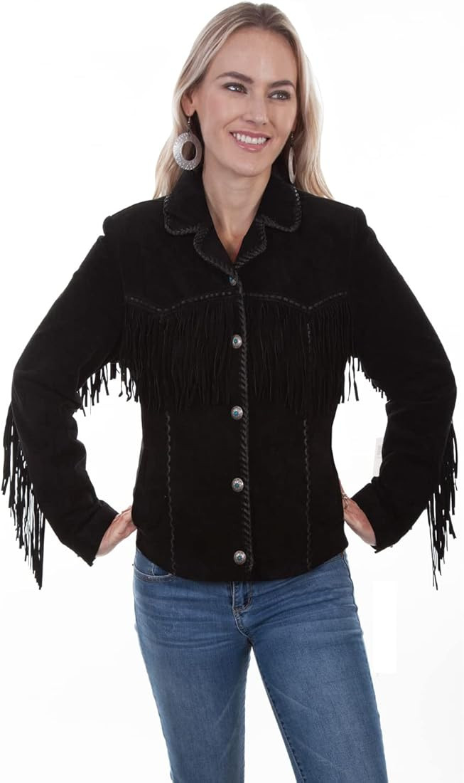 Scully Old Rust Womens Suede Fringe Jacket | Amazon (US)