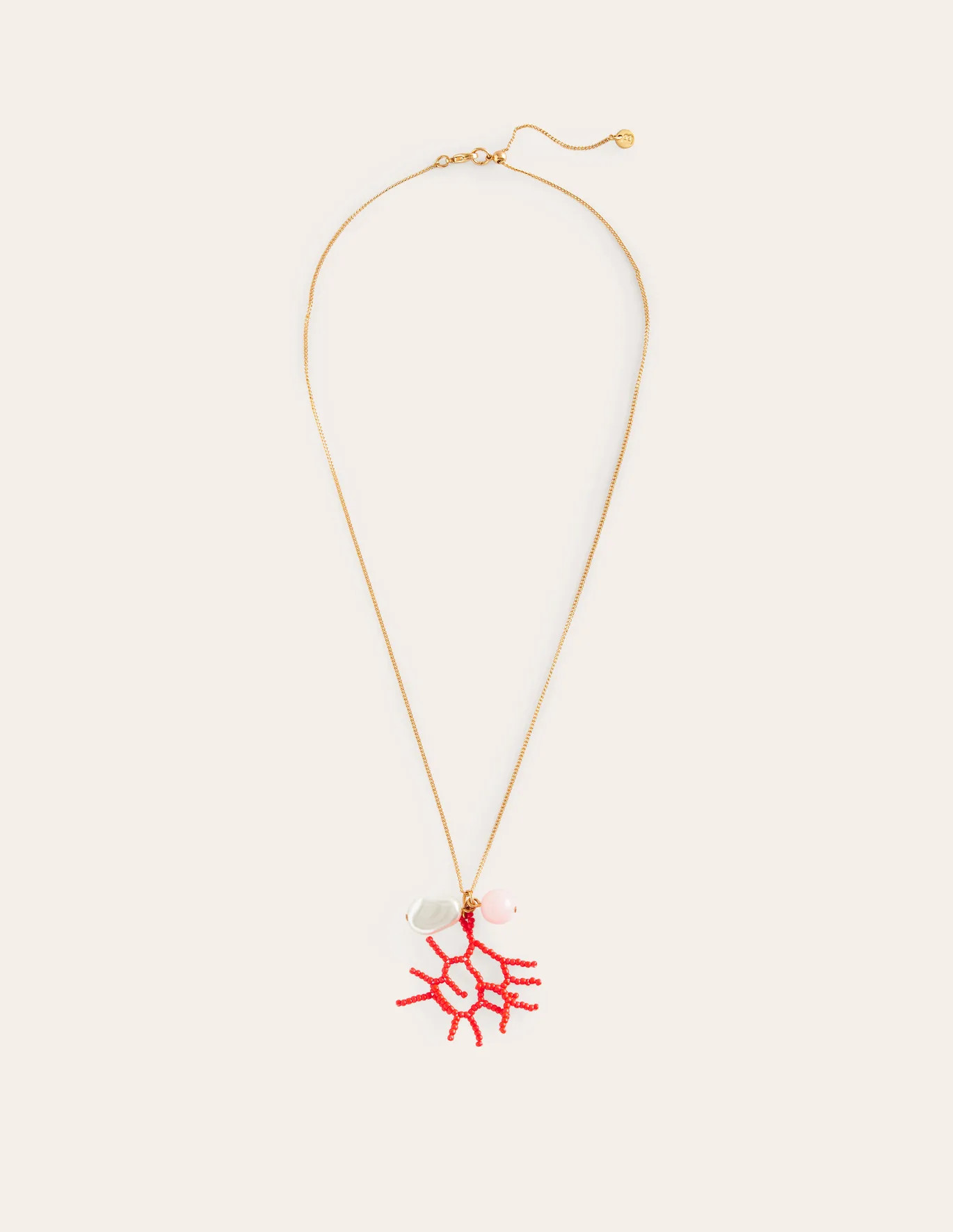 Cluster Hoop Pendant - Pink | Boden US | Boden (US)