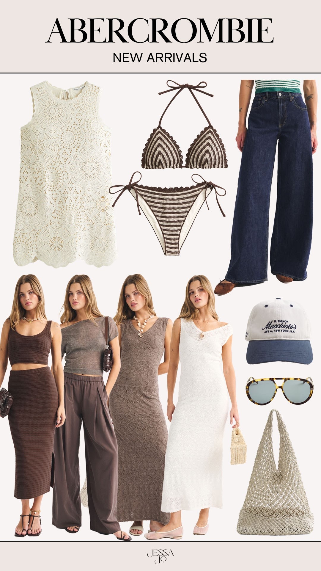 Abercrombie new arrivals. Abercrombie summer style. Abercrombie swim. Wide leg jeans. Trendy neutral summer style.

#LTKootd #LTKSeasonal #LTKSwim