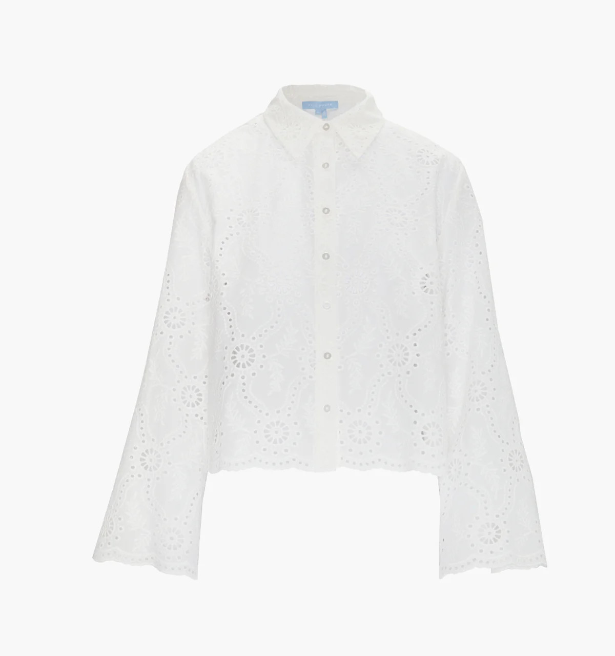 The Celia Top - White Trellis Broderie | Hill House Home US