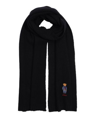 Polo Ralph Lauren Solid Denim Bear Scarf  | Bloomingdale's Men | Bloomingdale's (US)