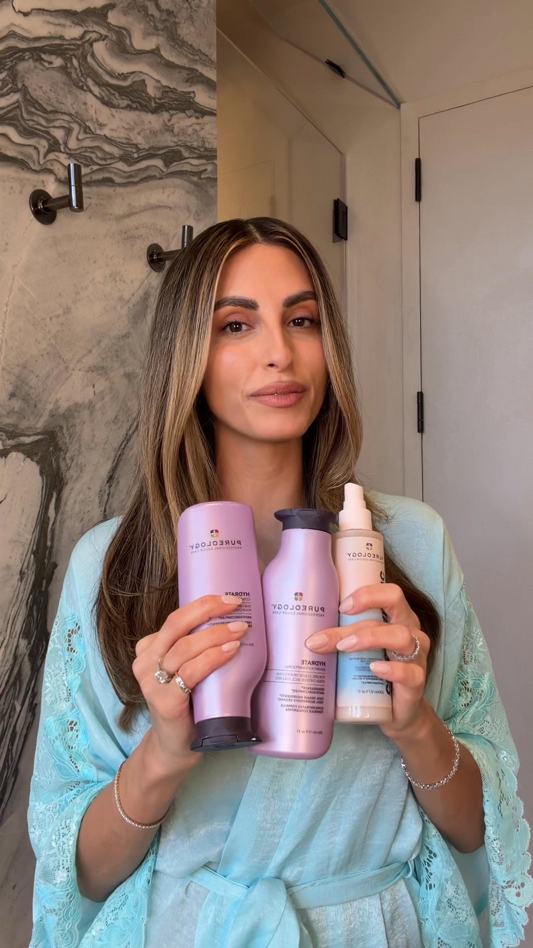 My hairs safety-net is @Pureology Hydrate Shampoo & Conditioner followed by their Color Fanatic Multi-Tasking Leave-In Spray, all now part of the @Sephora Savings Event!! #pureologypartner #sephora 

#LTKselfcare #LTKBeauty