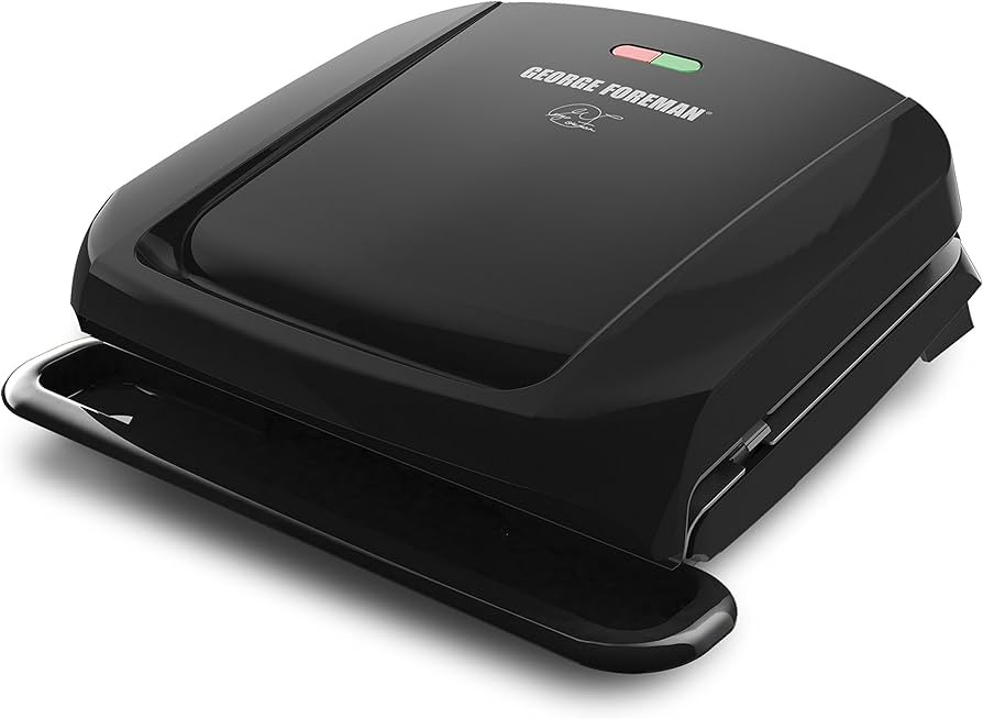 George Foreman 4-Serving Removable Plate Electric Grill and Panini Press, George Tough Non-Stick ... | Amazon (US)