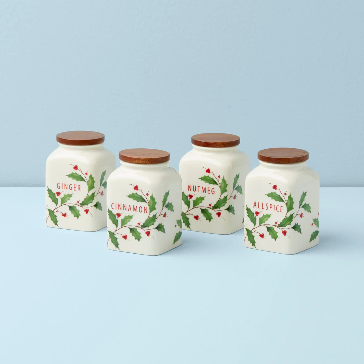 Holiday Baking Spice Jars, Set of 4 | Lenox
