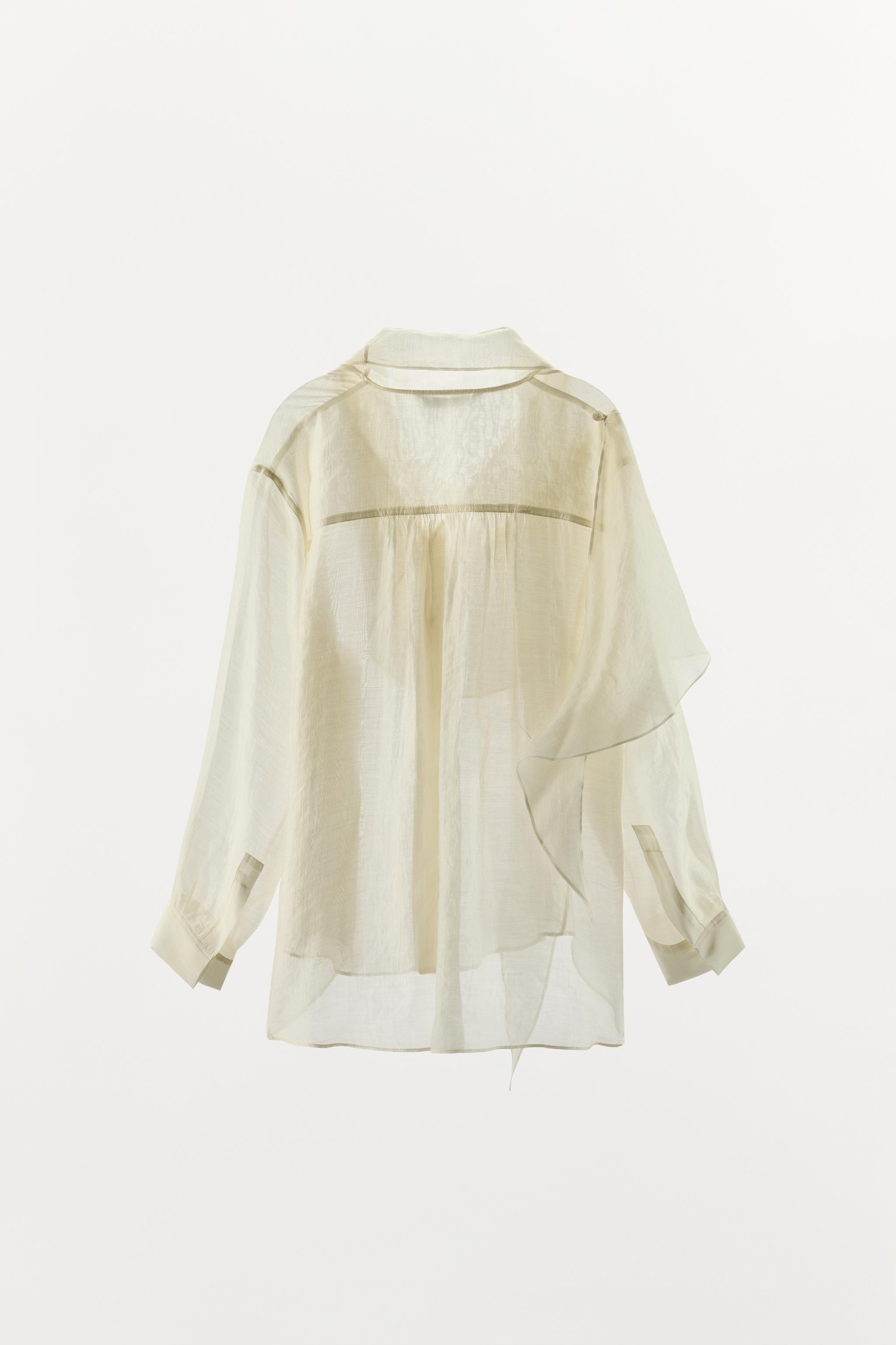 ZW COLLECTION HANDKERCHIEF SHIRT | Zara UK