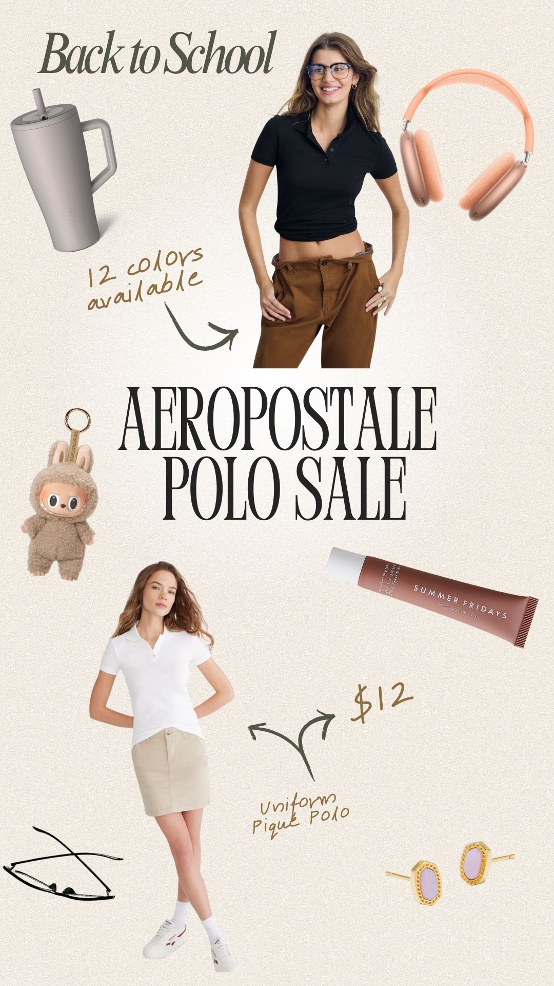 These Aeropostale polos are just $12 (!!) and come in 12 colors — perfect for school dress codes, uniforms, or layering with your fave joggers.
Linking them + more essentials on my LTK! ✨

#LTKSaleAlert #LTKStyleTip #LTKFamily