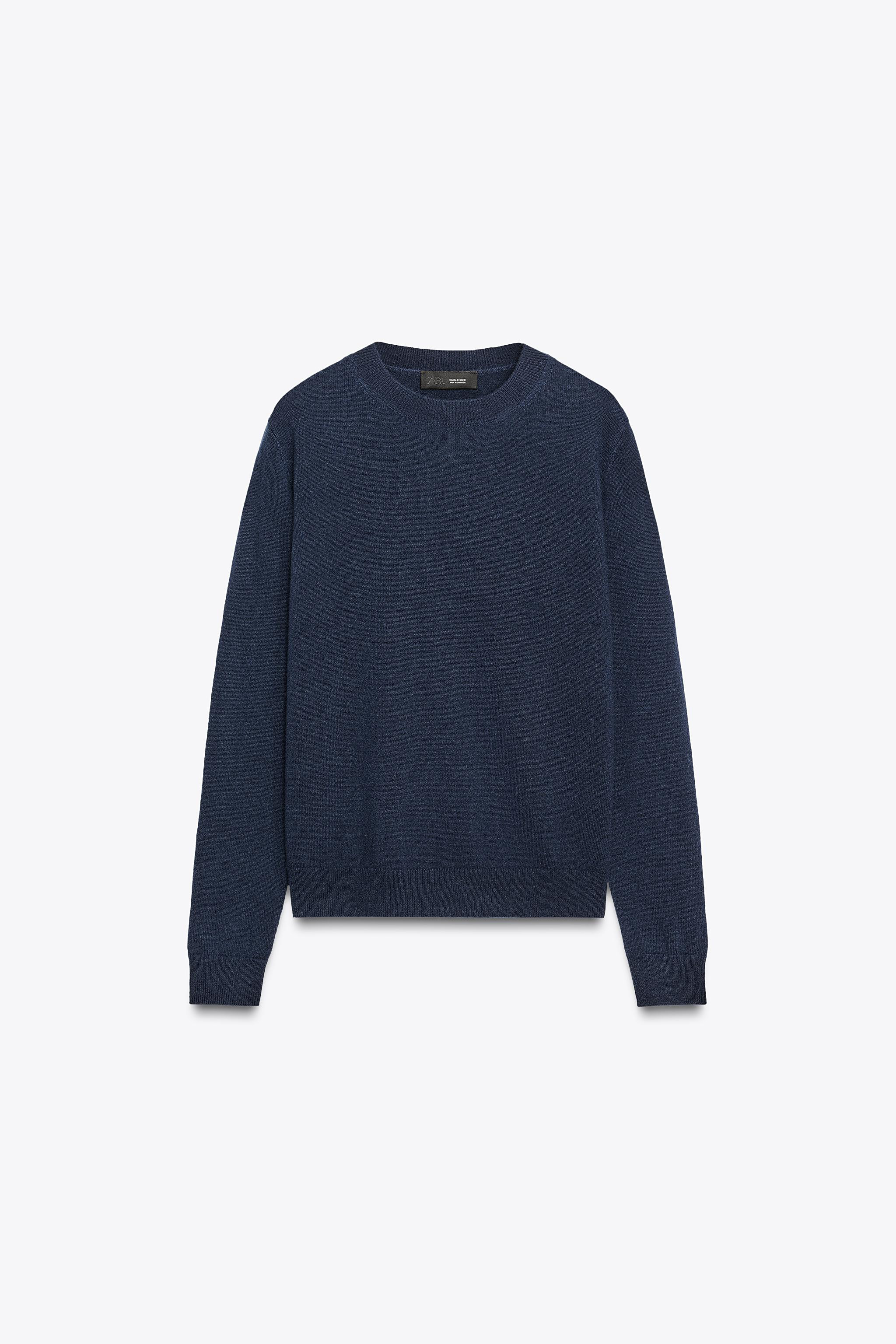 LONG SLEEVE 100% CASHMERE SWEATER | Zara UK