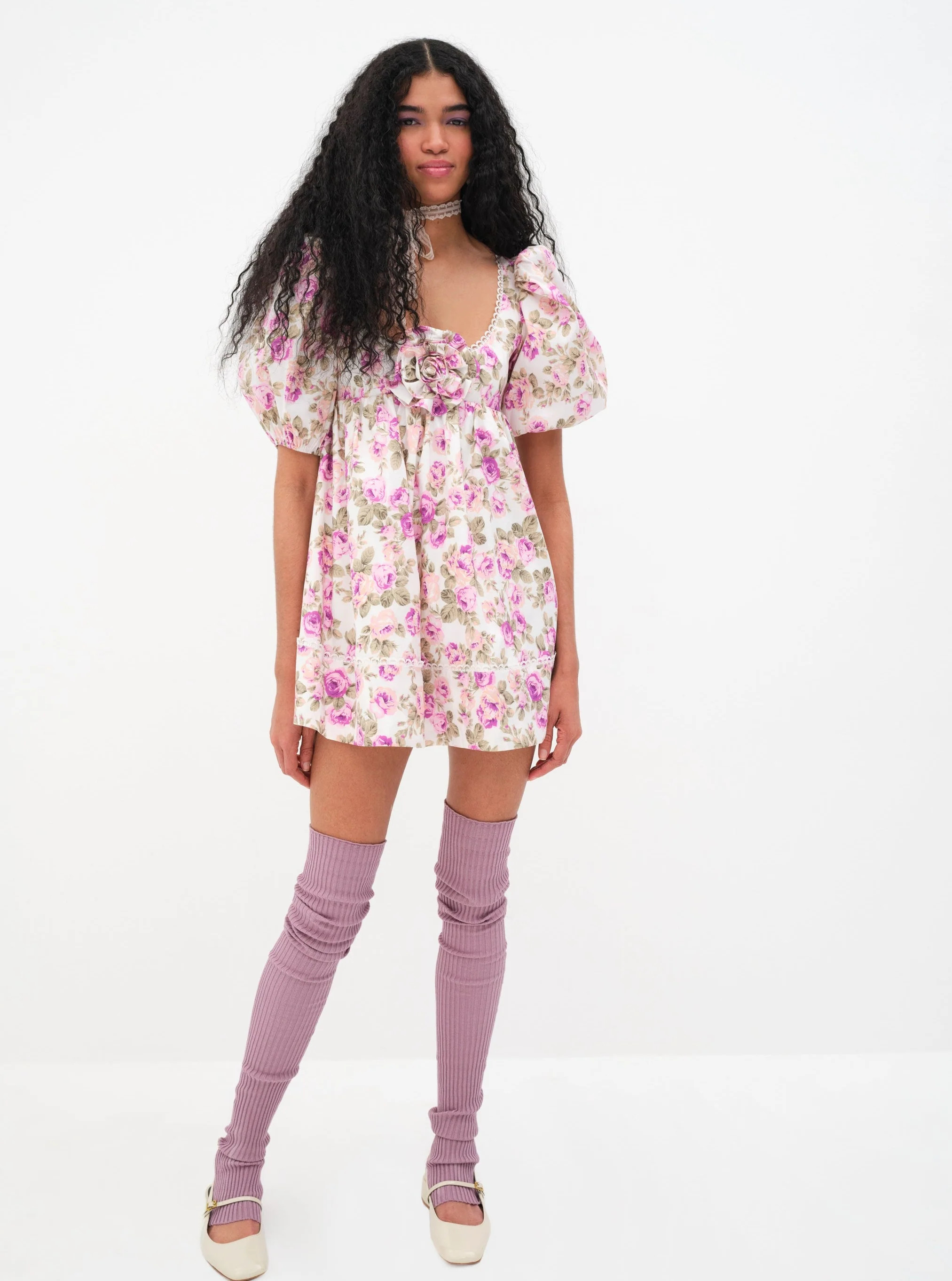 Milani Mini Dress — White | For Love & Lemons