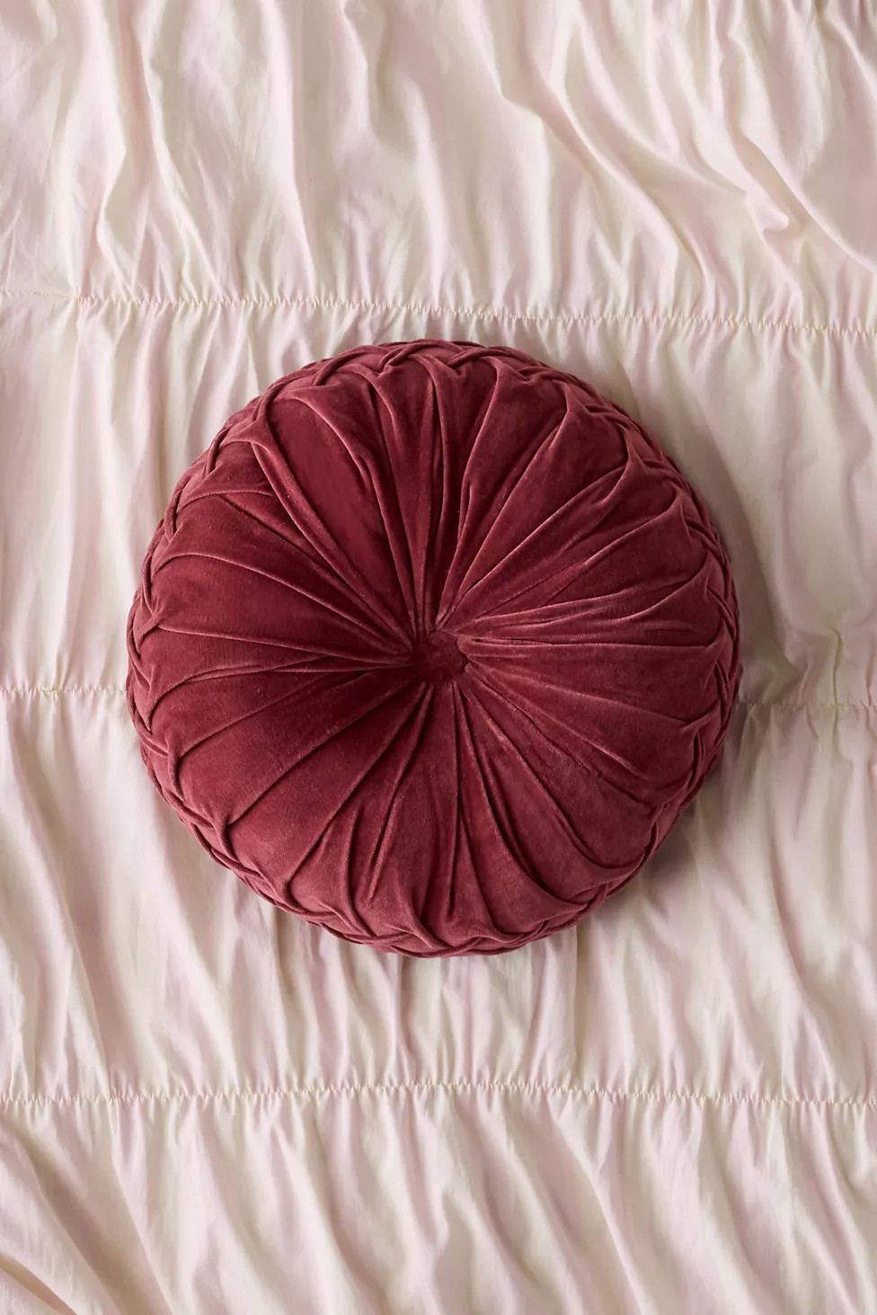 Round Pintuck Pillow | Urban Outfitters (US and RoW)
