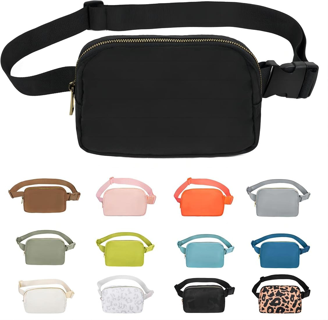 VOROLO Fanny Pack Christmas Gift For Women And Men Crossbody Bag Belt Bag Bum Bag with Adjustable... | Amazon (US)