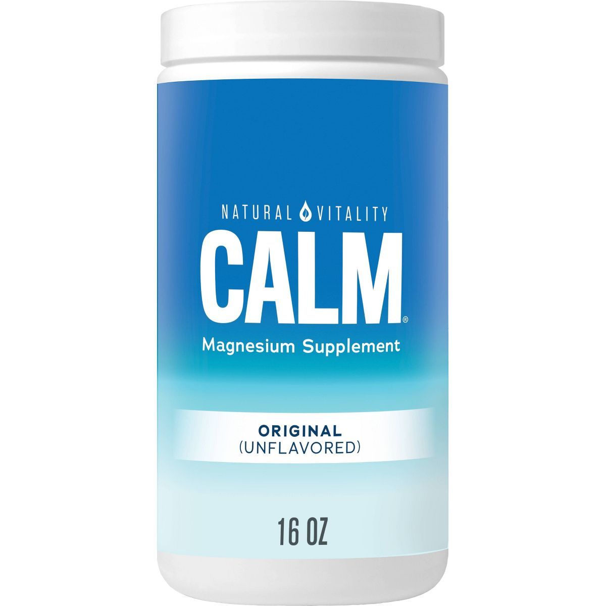 Natural Vitality CALM Magnesium Powder Supplement for Stress Relief, Unflavored, 16 Ounces | Target