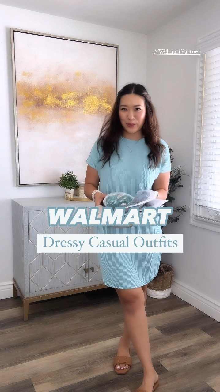 Want to look put together, but still casual and comfy? I got you! #WalmartPartner These dressy casual outfits are all from @Walmartfashion and so good! #WalmartFashion