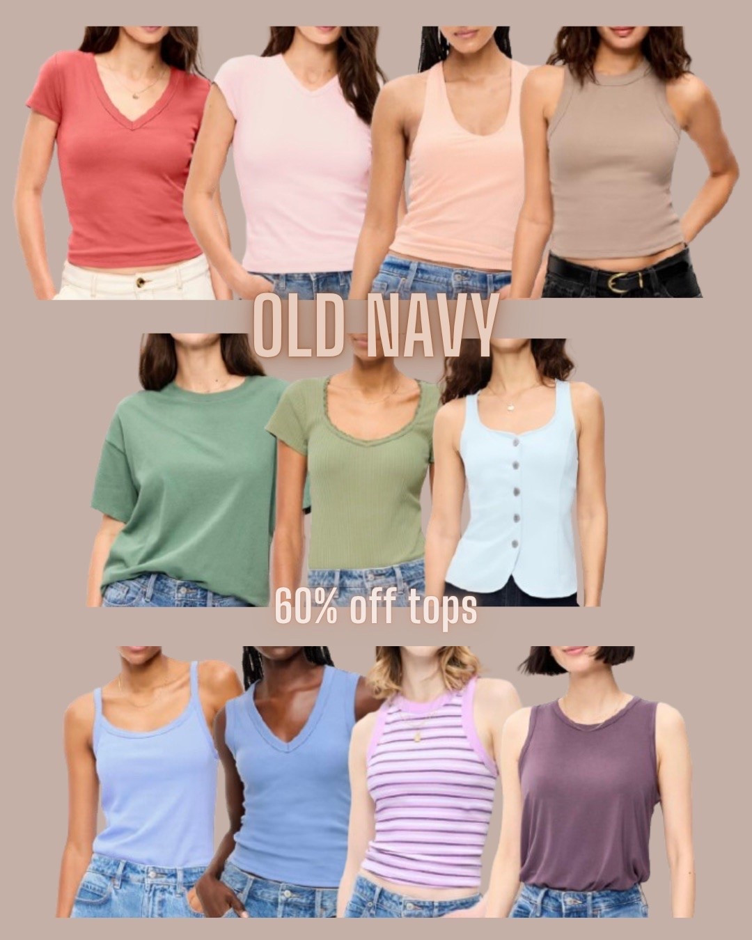 This sale ends today a lot of cotton tops! 

Old Navy
Cotton top
Tank top
Summer tops

#LTKSaleAlert