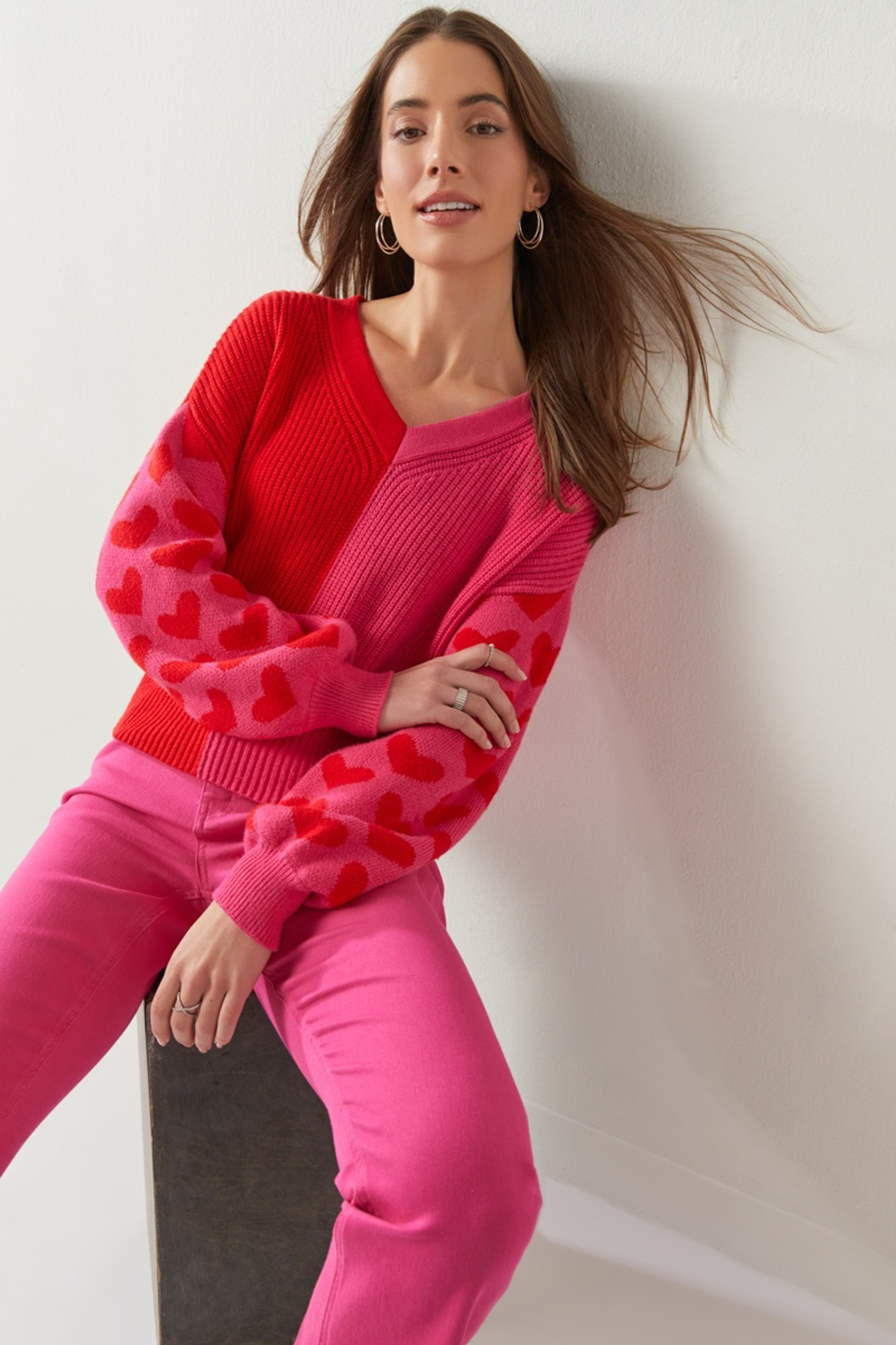 Jayleen Colorblock Pullover | Francesca's