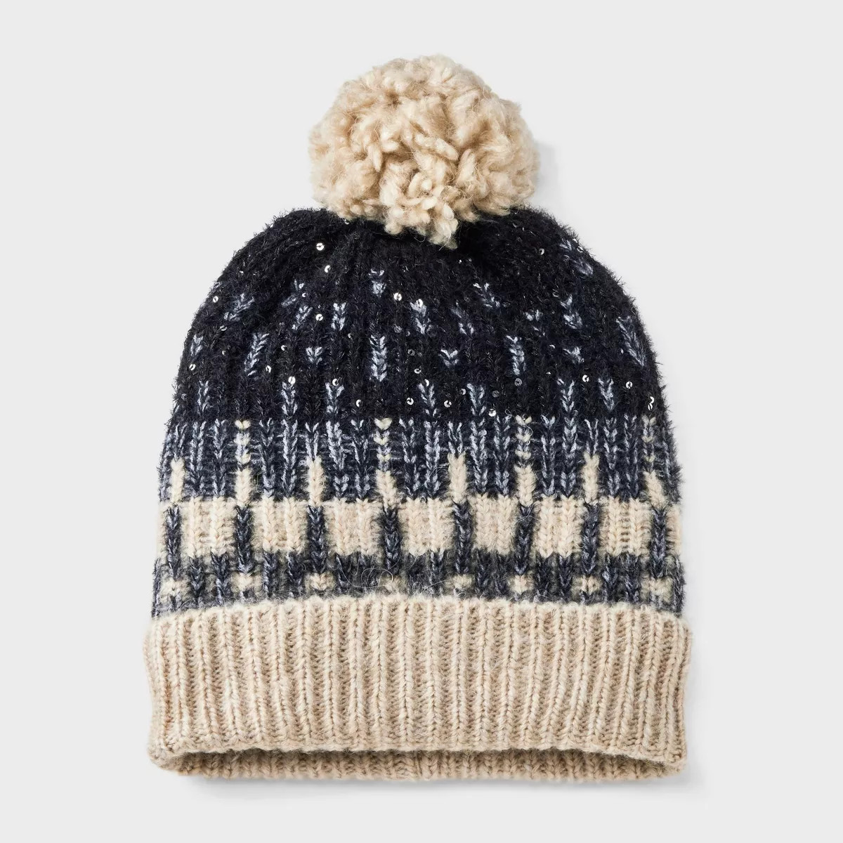Fair Isle Jacquard Pom Beanie - Universal Thread™ | Target
