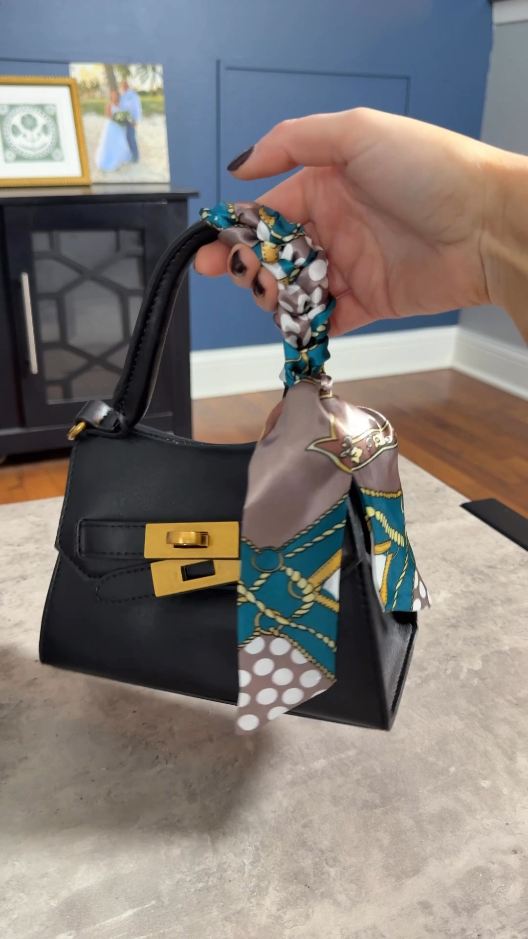 Another fun way to add silk scarfs to your wardrobe! 
Style hack, accessories, handbag, ways to use a silk scarf 

#LTKSaleAlert #LTKootd #LTKOver40