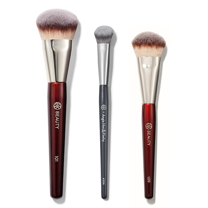 BK Beauty Brushes Set - A506, 109 & 101 Concealer, Contoured Foundation, and Mini Foundation Brus... | Amazon (US)