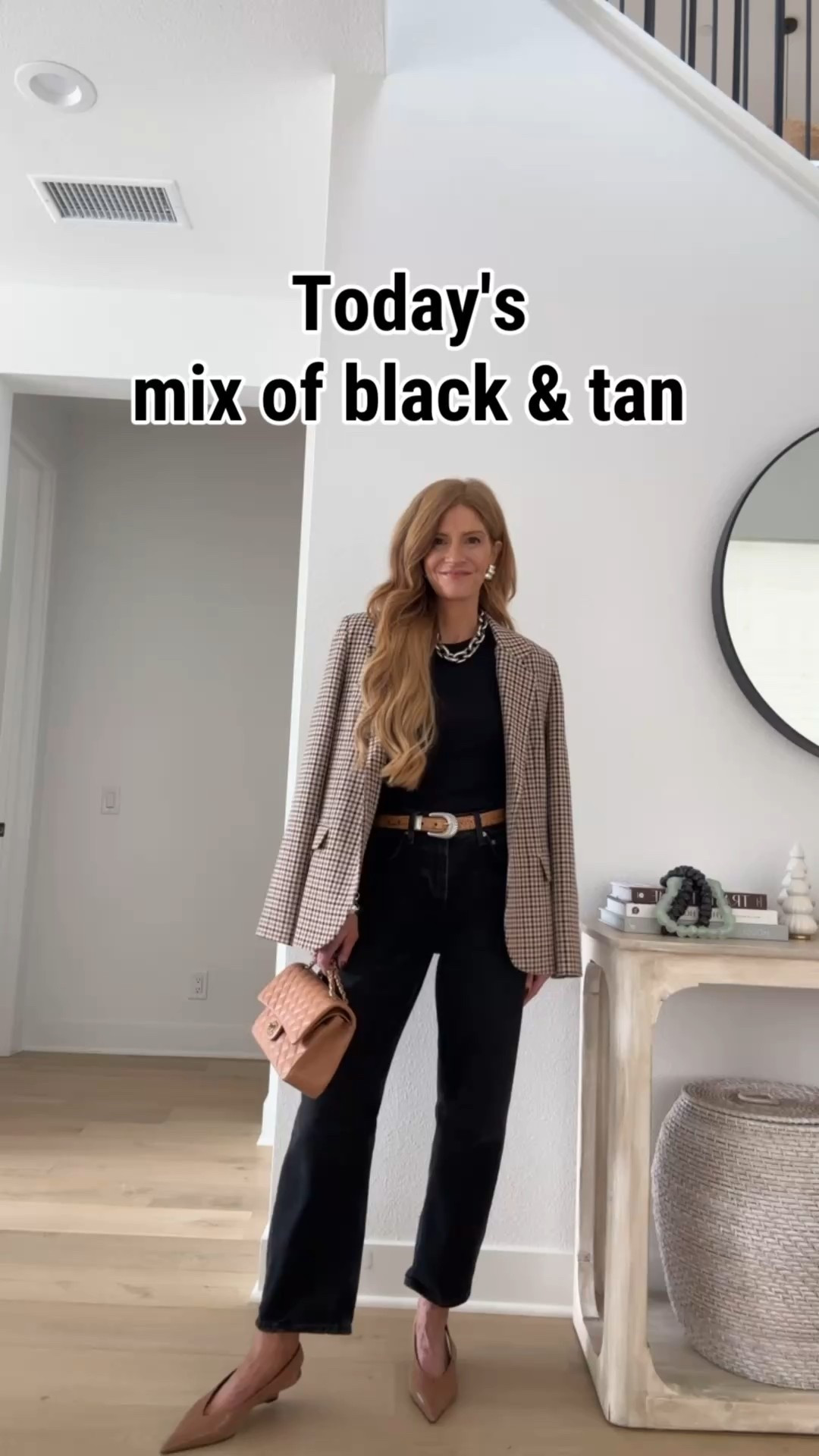 Fall outfit zara blazer xs blackjeans run true to size tan toteme slingbacks run true  
Basics i love!

#LTKFindsUnder100 #LTKShoeCrush #LTKStyleTip