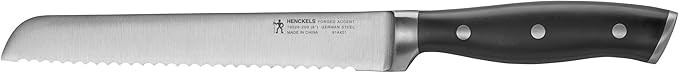 HENCKELS Forged Accent Razor-Sharp 8-inch Bread Knife, Cake Knife, Black, German Engineered Infor... | Amazon (US)