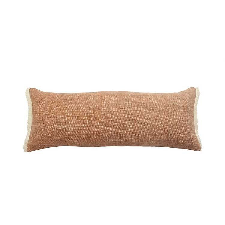 Caramel Coated Lumbar Pillow | Kirkland's Home