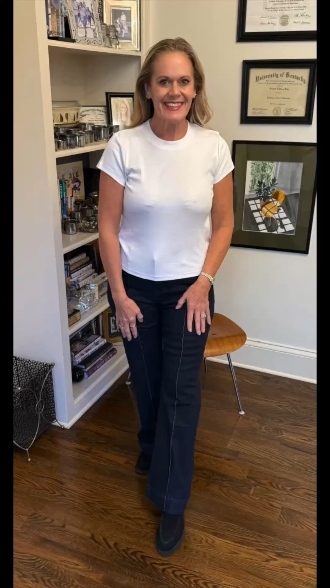 Capsule Pieces & Detailing in Jeans!
This ribbed tee fits well and is a great staple for your wardrobe. 
The pintuck in the jeans add an upgrade to the look.


#LTKOver40 #LTKStyleTip #LTKMidsize