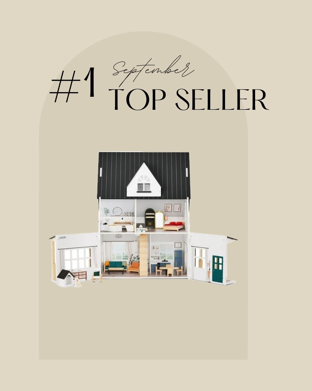 September #1 top seller: Toddler doll house. The quality of this is amazing and it comes with all the furniture. I highly recommend this for the holiday season 



#LTKFamily #LTKHome #LTKKids