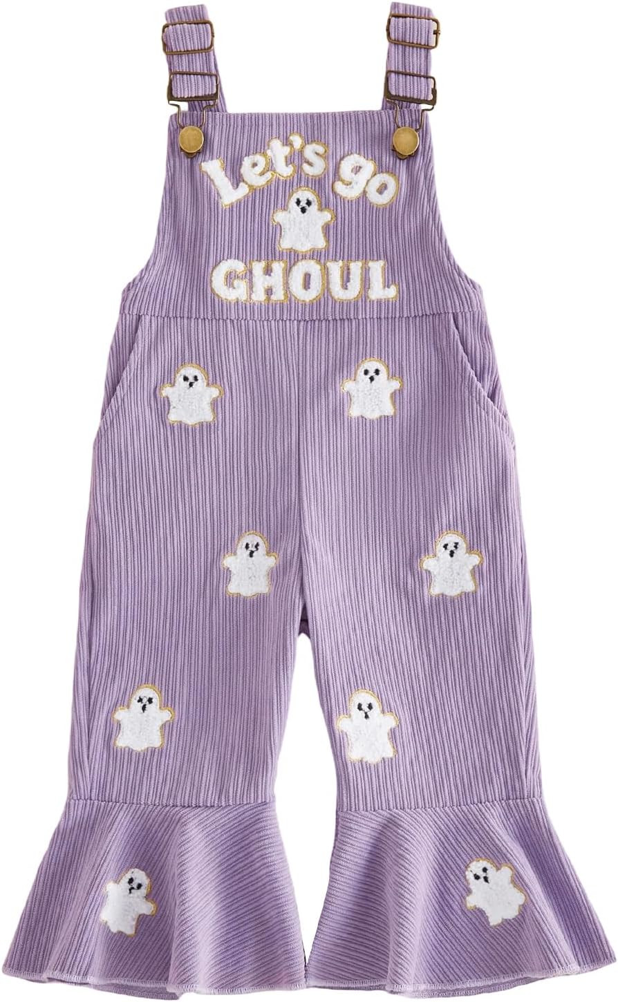 DSORVICD Toddler Baby Girl Halloween Outfits Suspender Flare Pants Overalls | Amazon (US)