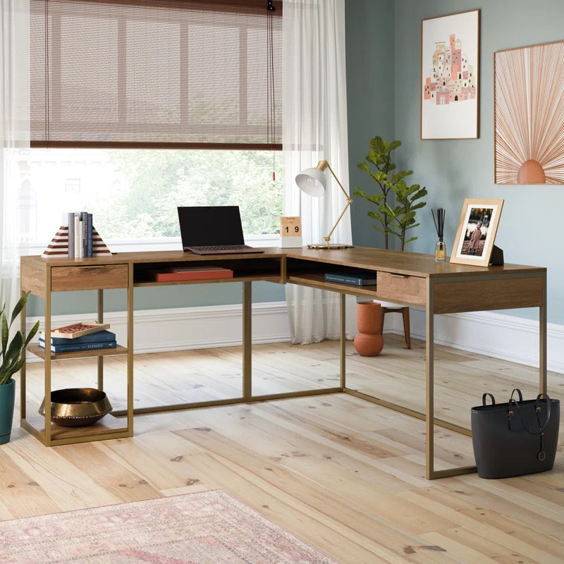 Barros L-Shaped Writing Desk | Wayfair North America