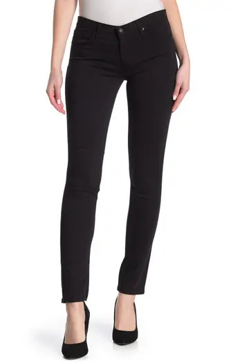 AG Stilt Cigarette Leg Pants in Sba Black at Nordstrom Rack, Size 25 | Nordstrom Rack