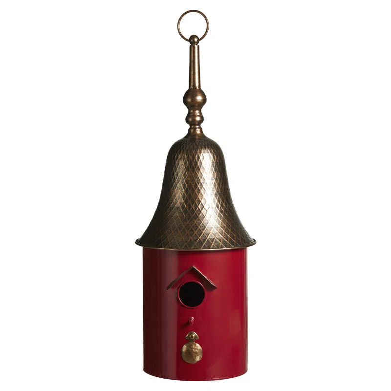 Lark Manor™ 24"H Metal Bell Roof Decorative Outdoor Garden Birdhouse | Wayfair | Wayfair North America