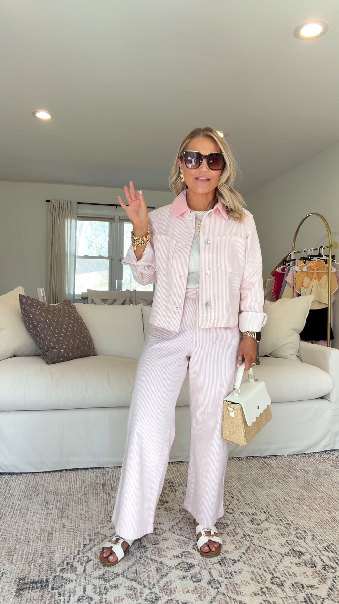 The perfect spring outfit and it’s all from walmart!🌸 I love the pink and white stripes on these pieces and the best part is you can mix and match! 

Walmart fashion, Walmart spring fashion, Walmart finds, Walmart new arrivals, Spring outfits, spring styles, spring workwear, teacher outfits for spring, petite jeans, pink jeans, floral jeans, petite styles,Casual style 

#LTKPetite #LTKootd #LTKMidsize