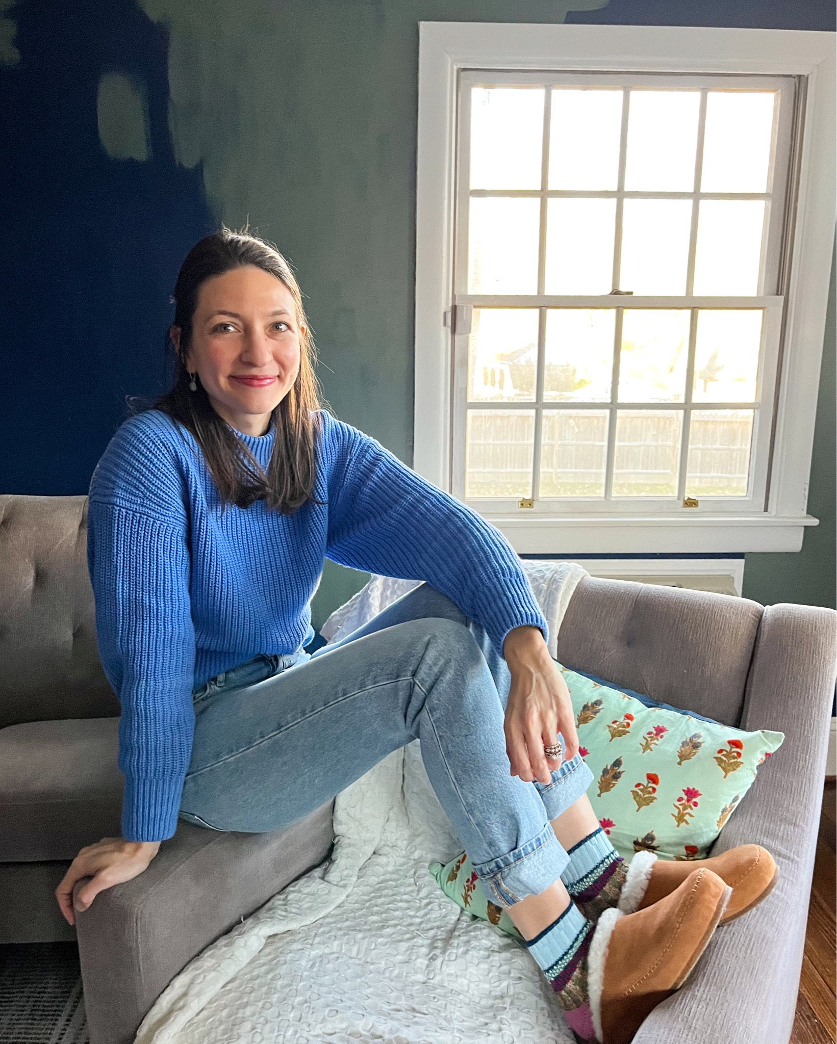 Sharing a little midway view of our playroom as I’m in the middle of changing it! It’s been a process! Wearing lots of sweaters with jeans or sweatpants lately to stay warm & feel somewhat put together. I’m still in love with these suede clogs & how they look with socks & cuffed or cropped jeans! 

#LTKstyletip #LTKhome #LTKSeasonal