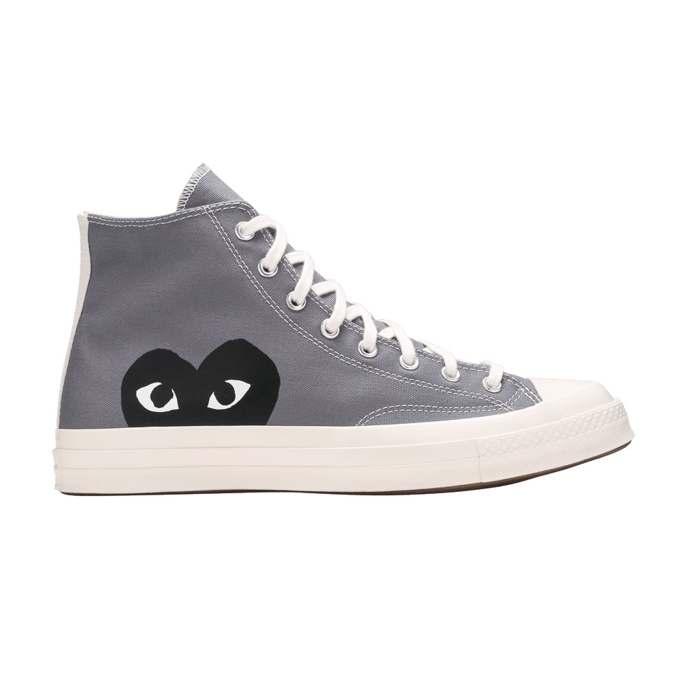 Converse Comme des Garçons PLAY x Chuck 70 High 'Steel Gray' | GOAT